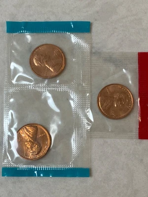 $2.49 • Buy 1969 P D S  Lincoln Memorial Cent Penny Sealed In Mint Cello Uncirculated