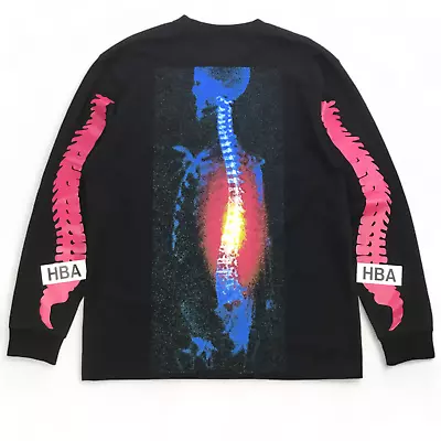 HBA Hood By Air X-Ray Skeleton Graphic T-Shirt XL Long Sleeve Vinyl Print NEW • $237.03