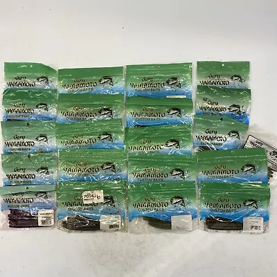 (21 Packs) Gary Yamamoto 4  Senko Misc Colors Yamasenko Wacky Rig Worm FAST SHIP • $129.99