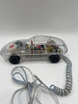Windsor Clear Wall Phone Porsche 928 Neon Colorful Components 90s Vintage Rare • $90