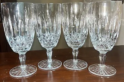 Crystal Lot Of 4 7 3/8” Mikasa Old Dublin NS10 Iced Tea Stem Glasses • $39.99