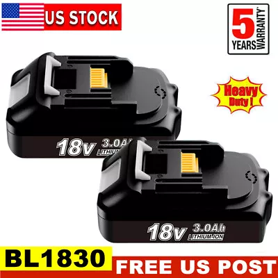 3.0 Ah FOR Makita BL1815 18 Volt Compact Li-Ion Battery BL1820 BL1815N BL1830 US • $27.89