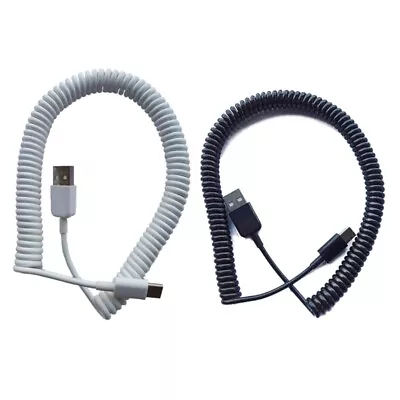 Coiled Cable Wire Mechanical Keyboard GH60 USB V2 Cable Micro Type C USB • £7.92