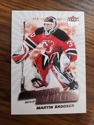 2008-09 Fleer Ultra - Difference Makers #DM1 Martin Brodeur Devils Insert • $1