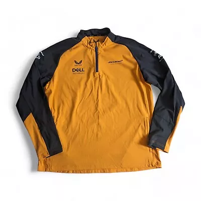 Mclaren Castore F1 - Orange 1/4 Zip Fleece Jacket - XL • £36.99