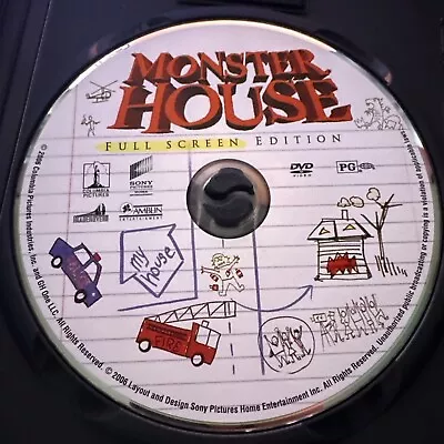 Monster House (Fullscreen) - DVD By Steve Starkey - VERY GOOD - DISC ONLY  • $3.29