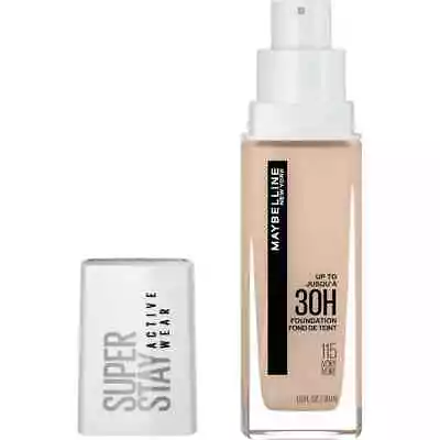 Maybelline Super Stay Active Wear 30 Hour Foundation 115 Ivory Lot Of 4 NEW • $18.84