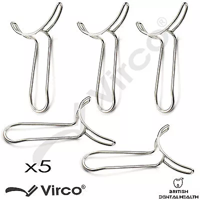 5X Mouth Opener Lip And Cheek Vestibulum Retractors Dental Oral Stainless Steel • £28.99