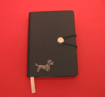£14.99 • Buy Dandie Dinmont A6 Black Notebook Dog Journal Dandie Dinmont Gift Dog Mum Gift