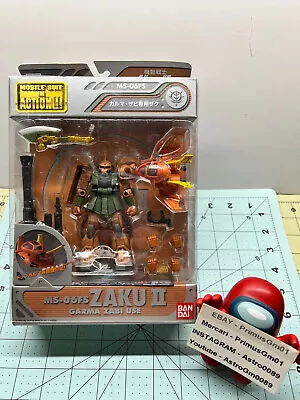 Bandai MSIA Gundam Action Figure Zaku II Garma Zabi Second Version • $64.99