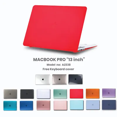 $15.62 • Buy 2020 MacBook Pro Case Apple 13 Inch A2338 Hard Shell + Free Keyboard Cover