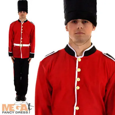 £18.99 • Buy Royal Guard Soldier Mens Fancy Dress British Uniform Adult National Costume New