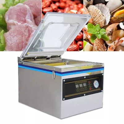 $407.55 • Buy Vacuum Sealer System Food Sealer Commercial DZ-320 Sealing Packing Machine 110V