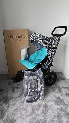 Silver Cross Micralite FastFold Special Edition Stroller – Festival • £210