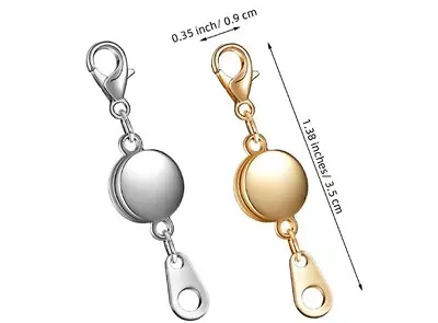 Strong Magnetic Lobster Clasps Jewelry Necklace Converter Extender Hook Closures • $6.64