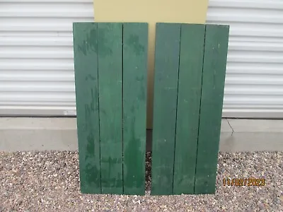 Vintage/Antique Wood Window Shutters Pair; 5 Pair Available Orig. Green Paint • $35