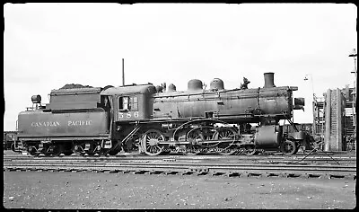 CPR Steam Loco #586  Calgary Alta. May 1949 Original 616 Size B&W Negative • $6.56