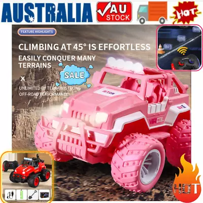 Remote Control Barbie Pink Electric Off-road Remote Control Toy Car Gift AU • $41.91