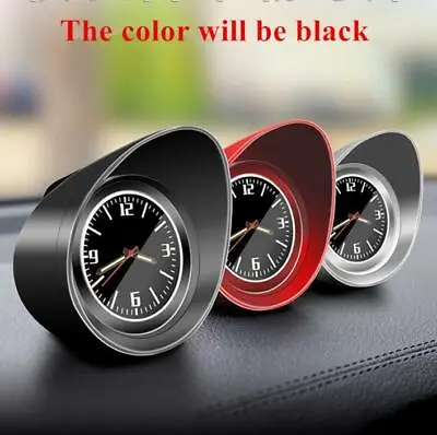 Black Car Truck Interior Dashboard Clock Automotive Luminous Backlight Glass Mir • $21.26