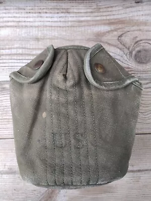 Authentic Vietnam Aug 1960 M1956 M56 Canteen Cover Belt Pouch 1st Pattern • $27.98