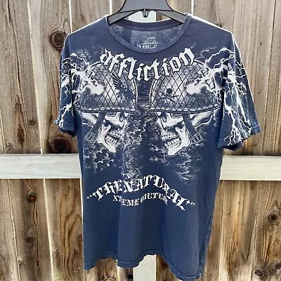 Affliction Randy Couture The Natural Xtreme Couture T-Shirt Men's Large Black • $49