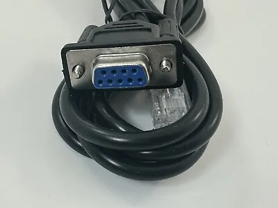 RJ45 To RS232 DB9 9pin Serial Port Female To RJ45 Cat5 Ethernet LAN Cable • $3.50