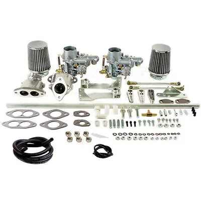 Empi 47-7411 VW Bug Ghia 34 Epc Dual Carb Kit. 1600cc-Up Dual Port Engines • $479.95