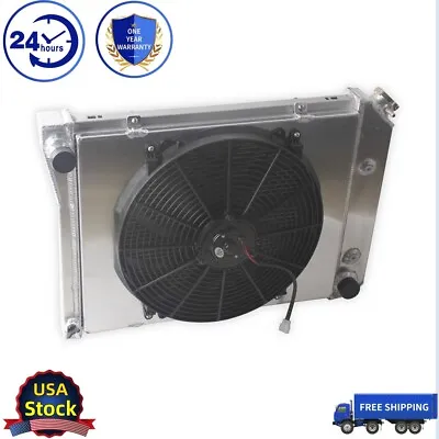 2Row Aluminum Radiator+Fan  For 1992-1995 BMW E36 3-Series 325i 325is 2.5L 6Cyl • $165