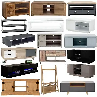 Tv Stand Entertainment Media Lcd Led Tv Unit Display Rack Cabinet Sideboard • £68.99