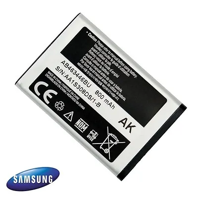 AB463446BU Original Samsung Li-Ion 800mAh Battery X530 X630 X680 B2100 E2210 • £10.25