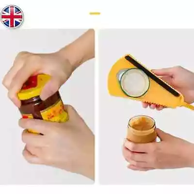 6 In 1 Jar Opener Multi Functional Weak Hand Bottle Lid Opener Seniors Arthritis • £1.19