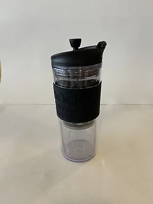 $9.99 • Buy Bodum Travel Mug Tumbler French Press Black Coffee Tea Brew 1013