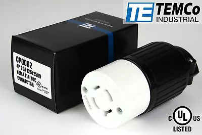 $11.49 • Buy TEMCO NEMA L14-20R Female Plug 20A 125/250V Locking UL Listed For Generator