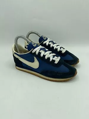 $99.99 • Buy Vintage Nike Lady Oceania Blue Sneakers Women’s 4 80s