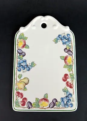 Villeroy & Boch Melina Cheese Board Fruit Grape Vine 9  Porcelain Germany • $9.99