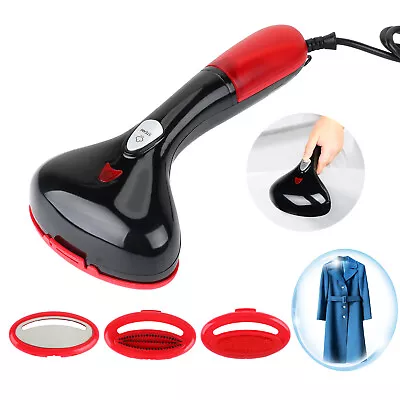 £17.99 • Buy 1500W Portable Handheld Clothes Steamer Cordless Fast Heat-Up Fabric Steamer RED
