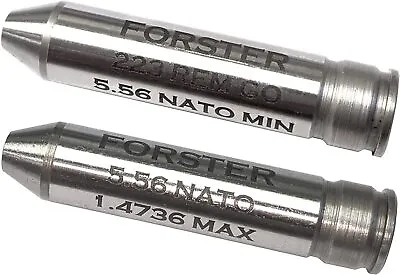 Forster Products 5.56 NATO Chamber Headspace Gage Min & Max Set • $74.99