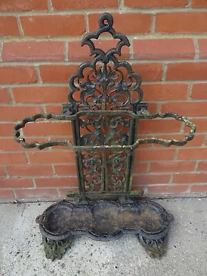 £175 • Buy Vintage Coalbrookedale Cast Iron Umbrella / Stick Stand Unrestored Collect Only