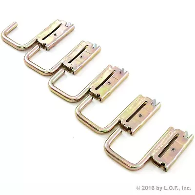 5 E Track Square J Hook System Flatbed Trailer Jacket Motorcycle Helmet Rack • $25.65