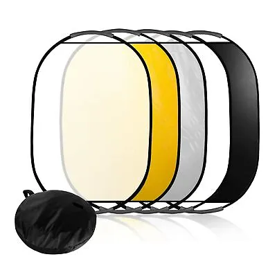 LS 5-Colors 24 X36  Multi Popup Disc Lighting Reflector For Photo Video Studio • $27.37