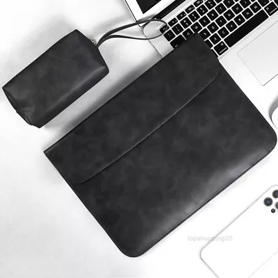 PU Leather Laptop Sleeve Case 13 14 15 16 Inch For Macbook Air Pro Lenovo Xiaomi • $13.55