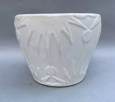 Robinson Ransbottom Art Pottery Stylized Jardiniere Urn Planter Vase In White • $179