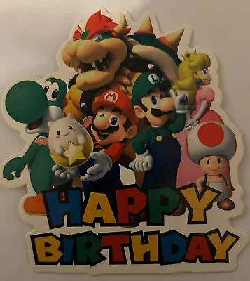 SUPER MARIO Cake Topper /Cake Decoration - 16 Pcs • £3.49