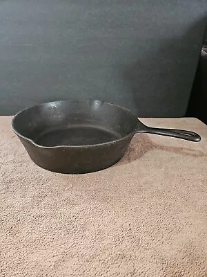 Rare Antique Sidney Hollow Ware Cast Iron #8 Chicken Fryer Deep Skillet Cracked • $119.99