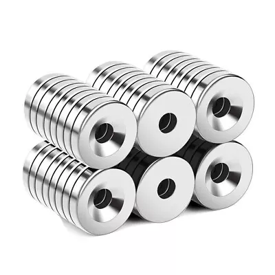 Super Strong Cylinder Magnets Rare-Earth Neodymium Magnet  Round Magnet 30x5cm • $26.99