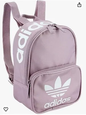 Adidas Originals Santiago Mini Backpack Purple Travel/Sports Bag. New W Tag. • $38.47