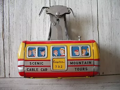 Vintage 1960s Cragstan Battery Operated Toy Scenic Cable Car Mountain Tours  • $35.96