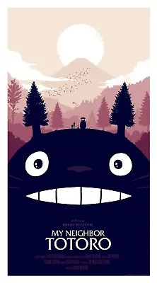 My Neighbor Totoro - Regular By Olly Moss - Rare Sold Out Mondo • $1450