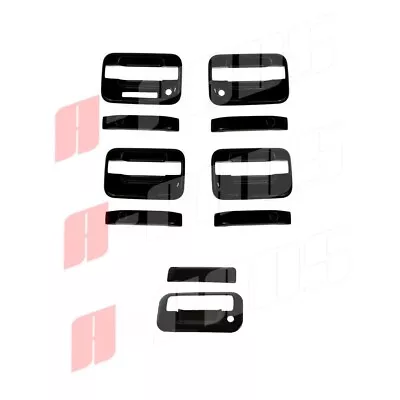 $32.94 • Buy Fit Ford F150 2004-10 11 12 13 2014 Black Cover 4 Door Handle W/ KP KH +TAILGATE