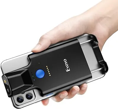 Eyoyo Bluetooth 2D QR Code Scanner Back Clip Phone Barcode Reader For Inventory • $42.01